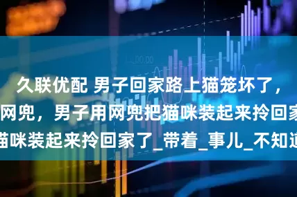 久联优配 男子回家路上猫笼坏了，好心大姨给了俩网兜，男子用网兜把猫咪装起来拎回家了_带着_事儿_不知道